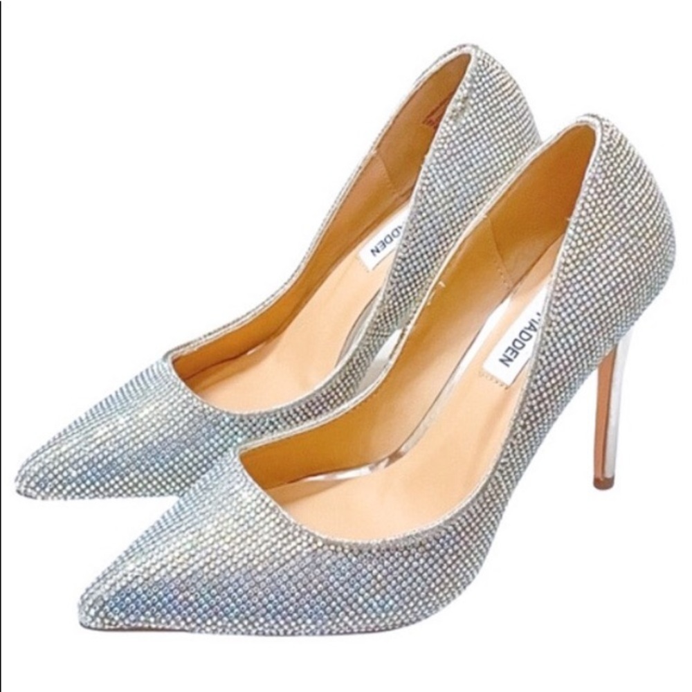 STEVE MADDEN Altisha Crystal Rhinestone Covered Pumps - Picture 3 of 5